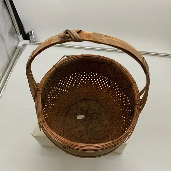 Vintage 20th Century Asian Ikebana Flower Basket